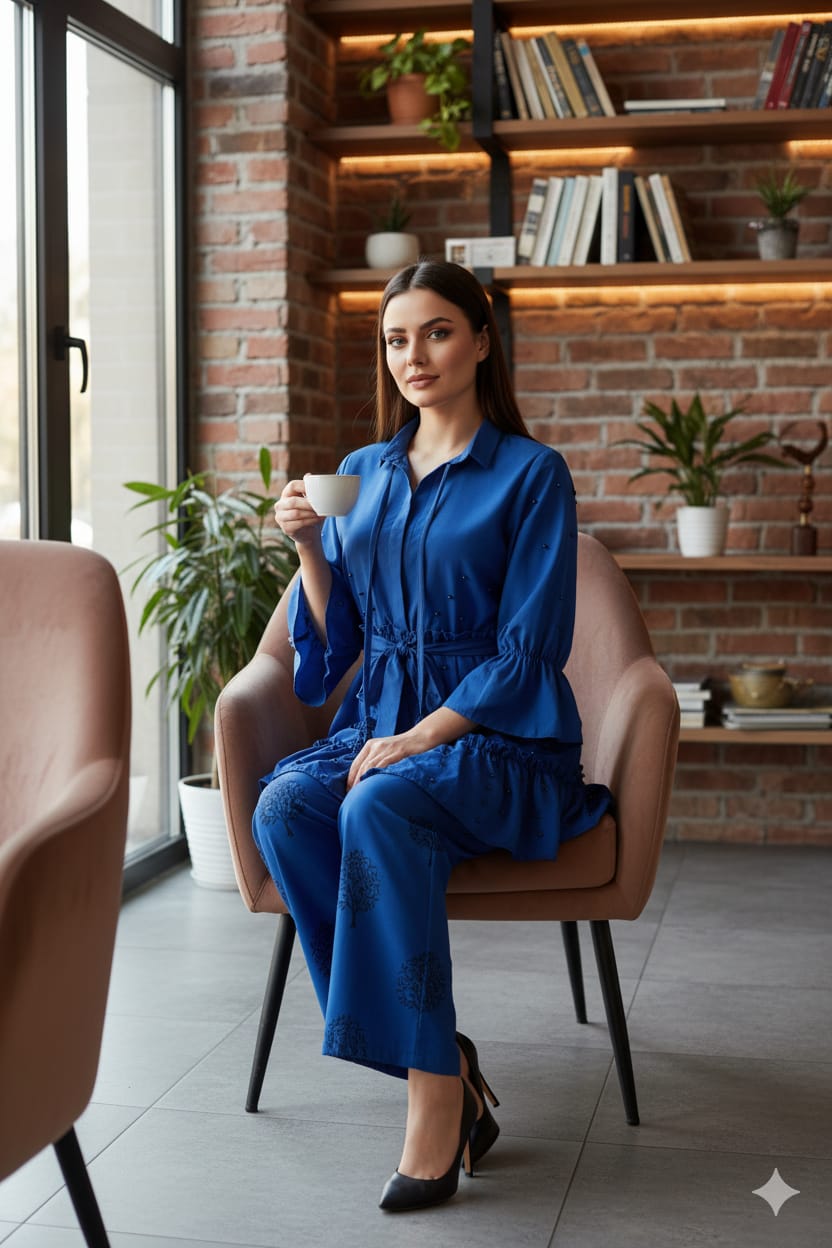 š Moti Charm ā Western Top & Plazo Set š