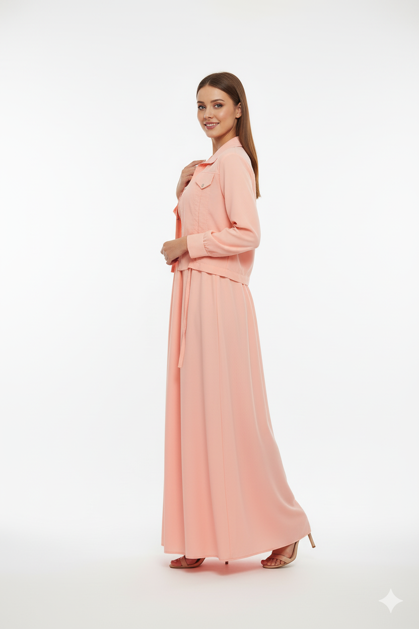 Jacket maxi PEACH