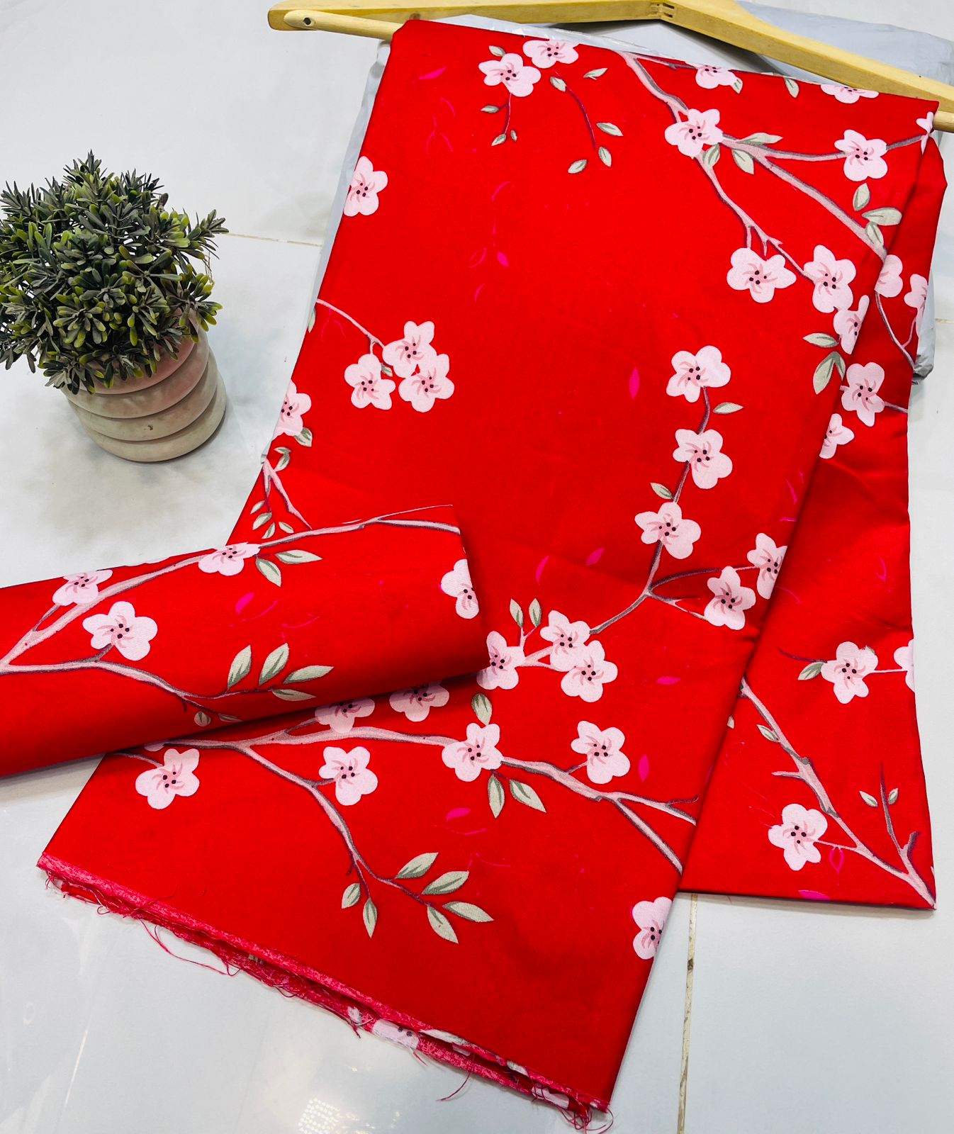 Micro Polo Cotton Digital Print UnStitched Suit0akredsr6w[