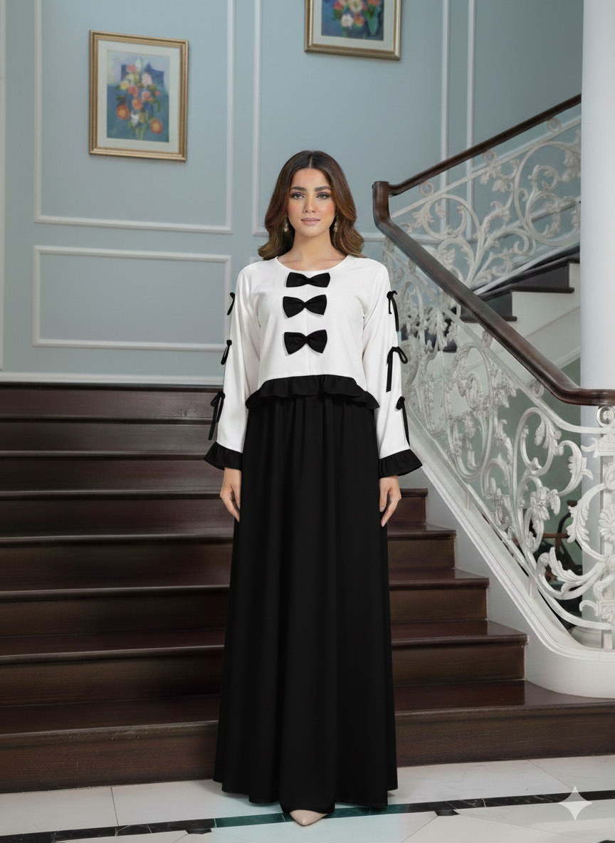 Bow Pookie Maxi š Black