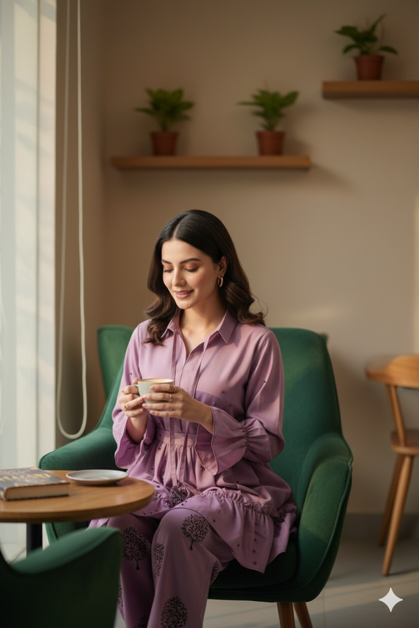 š Moti Charm ā Western Top & Plazo Set š