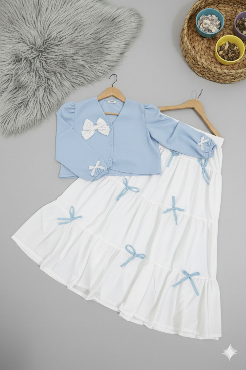 💖 Pookie Style Top & Skirt