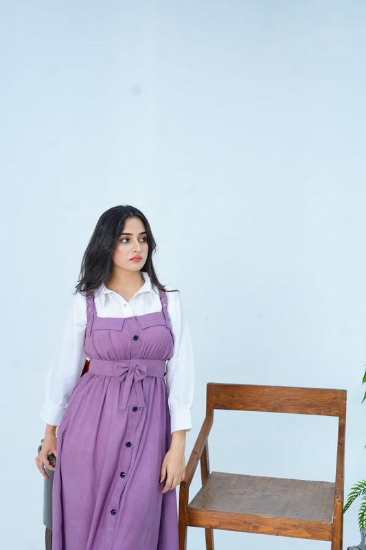 Butterfly Roomper Maxi Western Style Lavendor