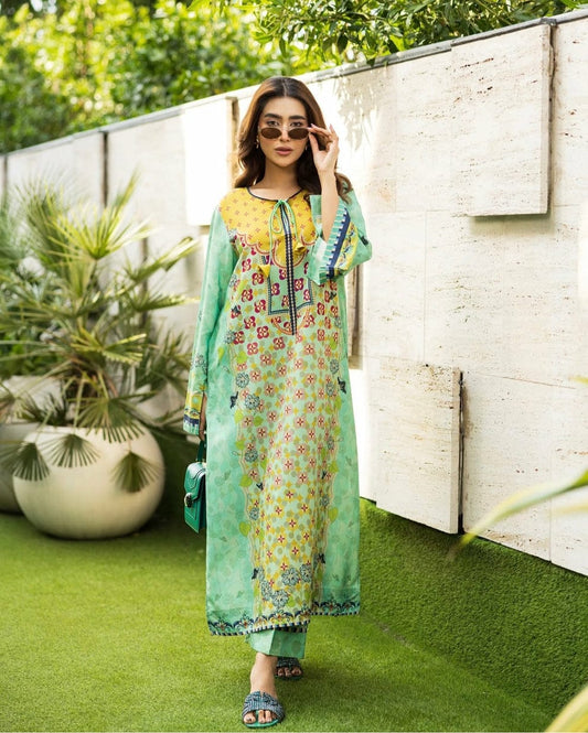 Shiza 2pc Silky Lawn Just 2599